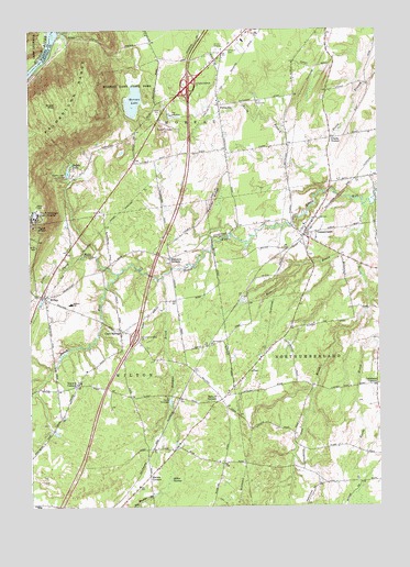 Gansevoort, NY USGS Topographic Map