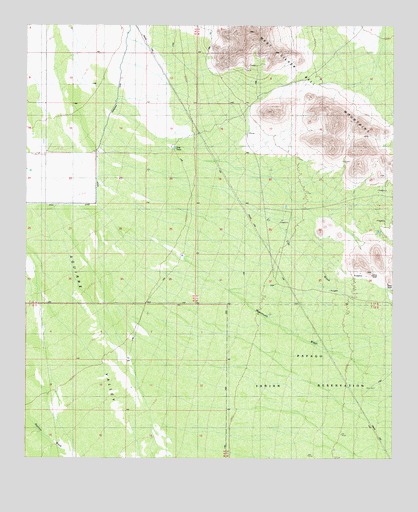 Gap Tank, AZ USGS Topographic Map