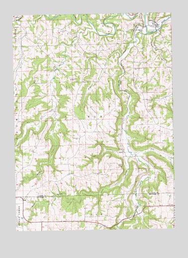 Garber, IA USGS Topographic Map