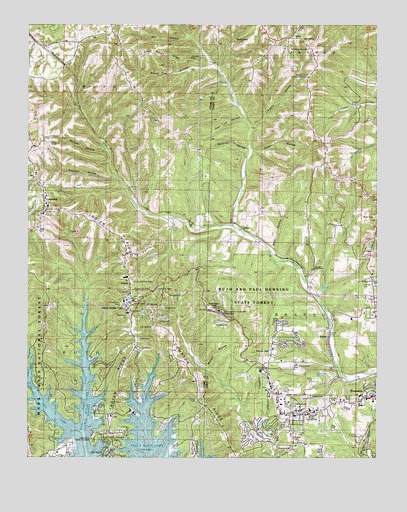 Garber, MO USGS Topographic Map