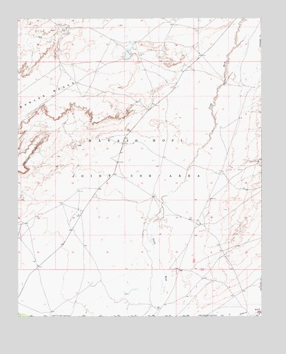 Garces Mesas SE, AZ USGS Topographic Map