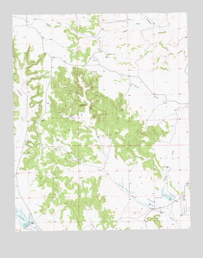 Garcia Creek, NM USGS Topographic Map