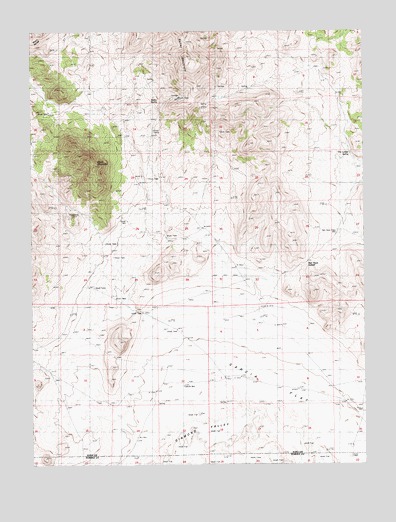 Garcia Flat, NV USGS Topographic Map