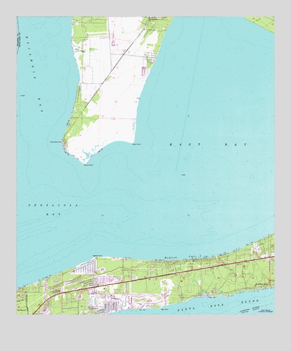 Garcon Point, FL USGS Topographic Map