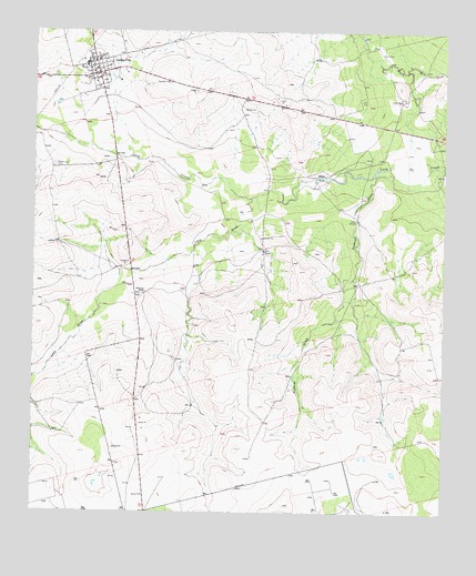 Garden City, TX USGS Topographic Map
