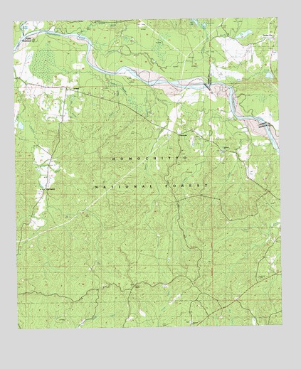 Garden City, MS USGS Topographic Map