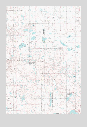 Ashley NE, ND USGS Topographic Map