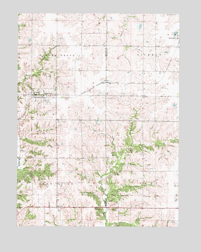 Garden Grove, IA USGS Topographic Map