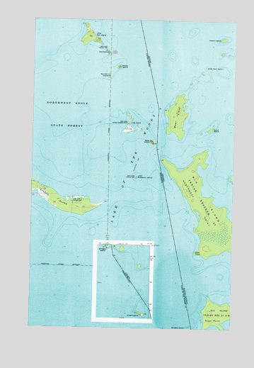 Garden Island East, MN USGS Topographic Map