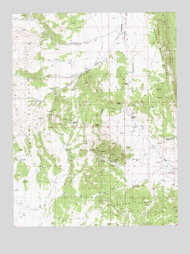 Garden Pass, NV USGS Topographic Map