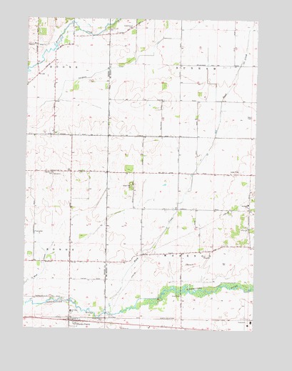 Garden Prairie, IL USGS Topographic Map