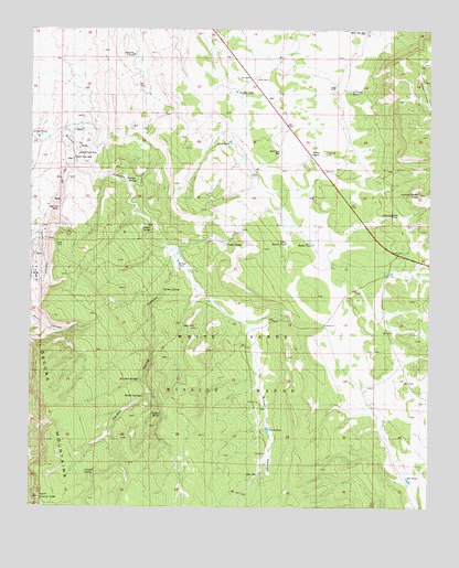 Garden Spring Canyon, NM USGS Topographic Map