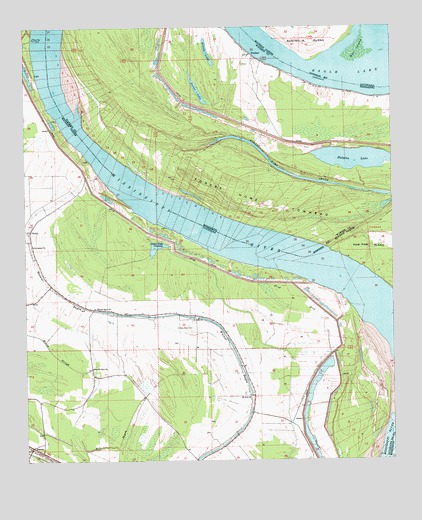 Ashly, LA USGS Topographic Map