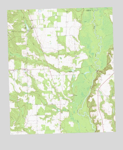 Garden Valley, GA USGS Topographic Map