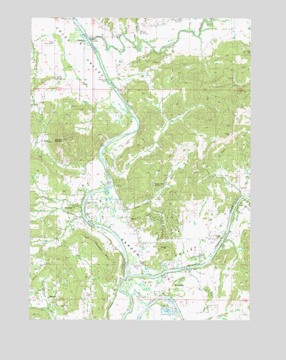Garden Valley, OR USGS Topographic Map