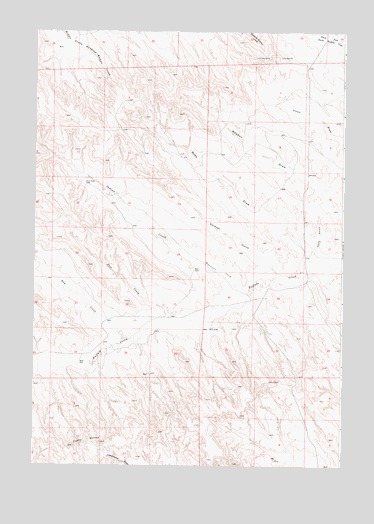 Gardner Gulch, WY USGS Topographic Map