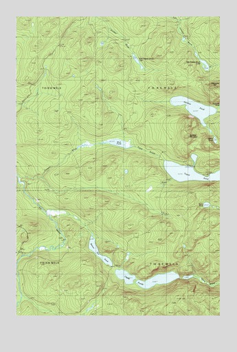 Gardner Pond, ME USGS Topographic Map