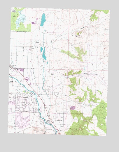 Gardnerville, NV USGS Topographic Map