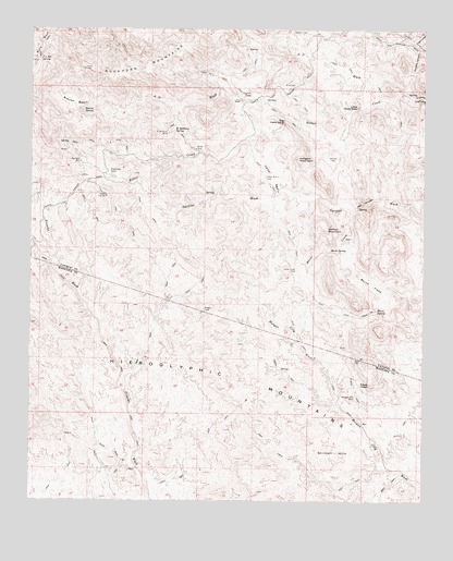 Garfias Mountain, AZ USGS Topographic Map