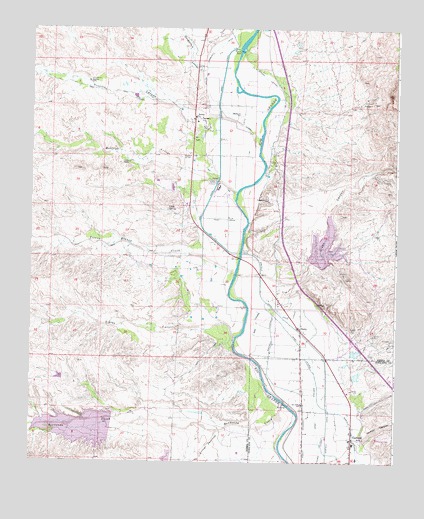 Garfield, NM USGS Topographic Map