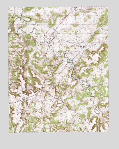 Garfield, KY USGS Topographic Map