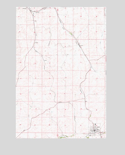 Garfield, WA USGS Topographic Map