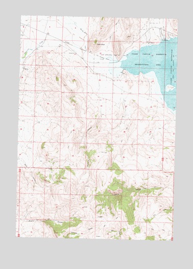 Garfield Canyon, MT USGS Topographic Map