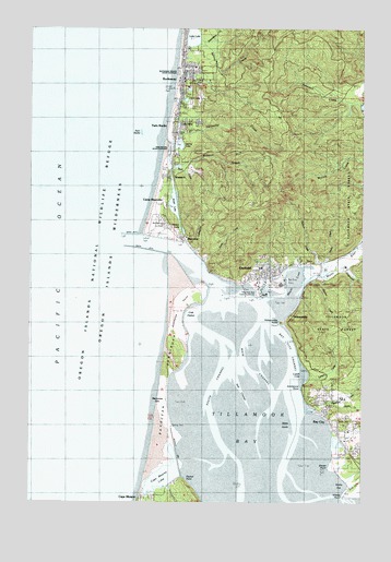 Garibaldi, OR USGS Topographic Map