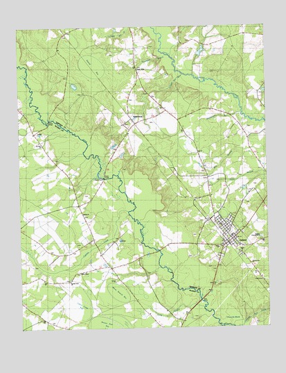 Garland, NC USGS Topographic Map