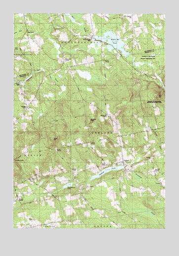 Garland, ME USGS Topographic Map