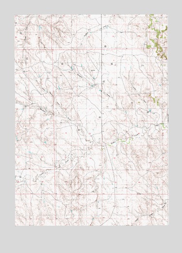 Garland Draw, WY USGS Topographic Map