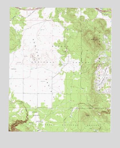 Garland Prairie, AZ USGS Topographic Map