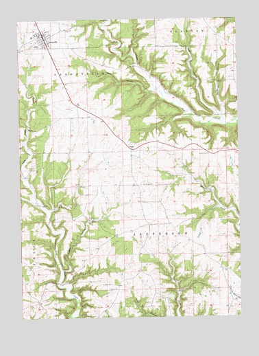 Garnavillo, IA USGS Topographic Map