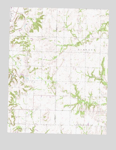 Garnett SE, KS USGS Topographic Map