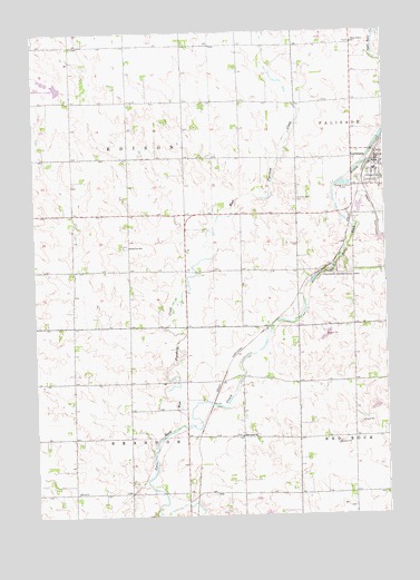 Garretson West, SD USGS Topographic Map