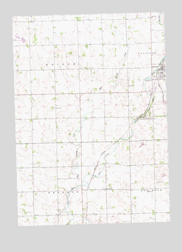 Garretson West, SD USGS Topographic Map
