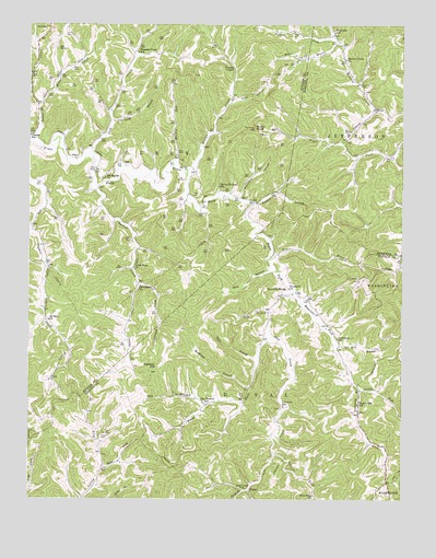 Garretts Bend, WV USGS Topographic Map