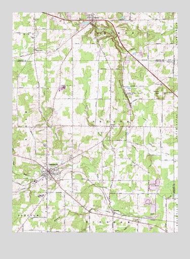 Garrettsville, OH USGS Topographic Map