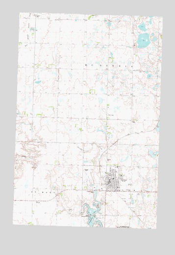 Garrison, ND USGS Topographic Map