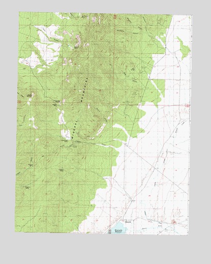 Adamsville, UT USGS Topographic Map