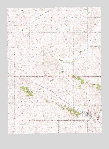 Garrison, IA USGS Topographic Map