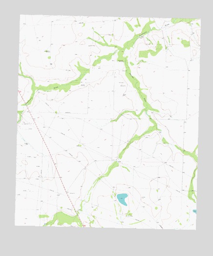 Garrison Draw, TX USGS Topographic Map