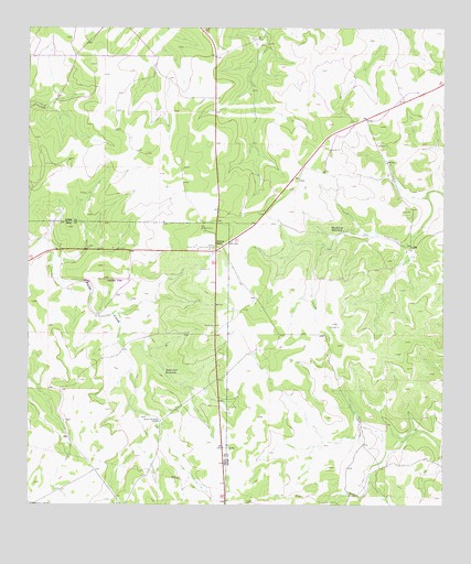 Garven Store, TX USGS Topographic Map