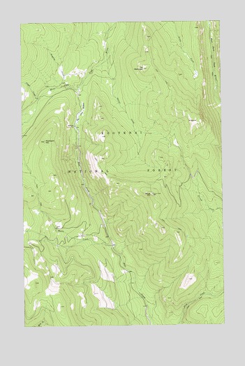 Garver Mountain, MT USGS Topographic Map
