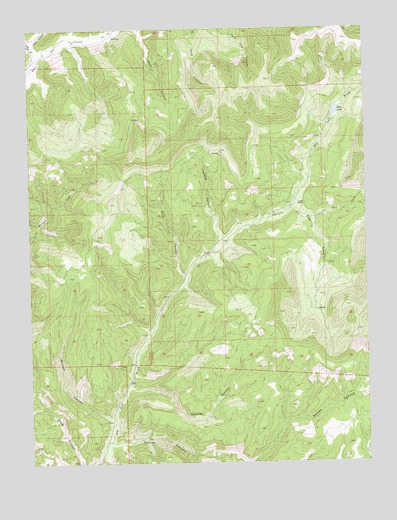 Garvey Canyon, CO USGS Topographic Map