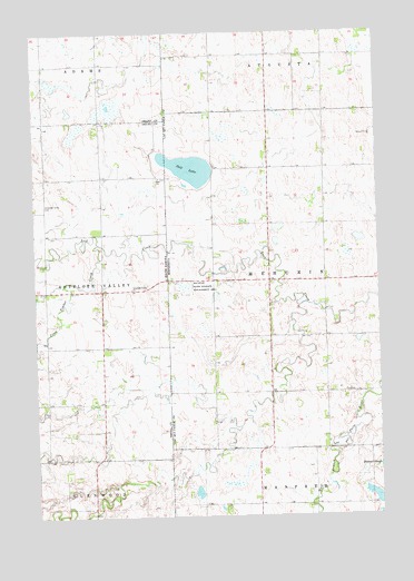 Gary NW, MN USGS Topographic Map