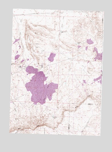 Gas Hills, WY USGS Topographic Map
