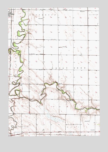 Ashton, SD USGS Topographic Map