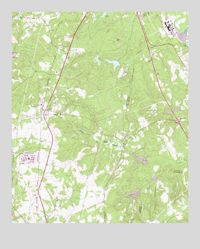 Gaston, SC USGS Topographic Map
