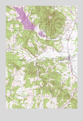 Gaston, OR USGS Topographic Map